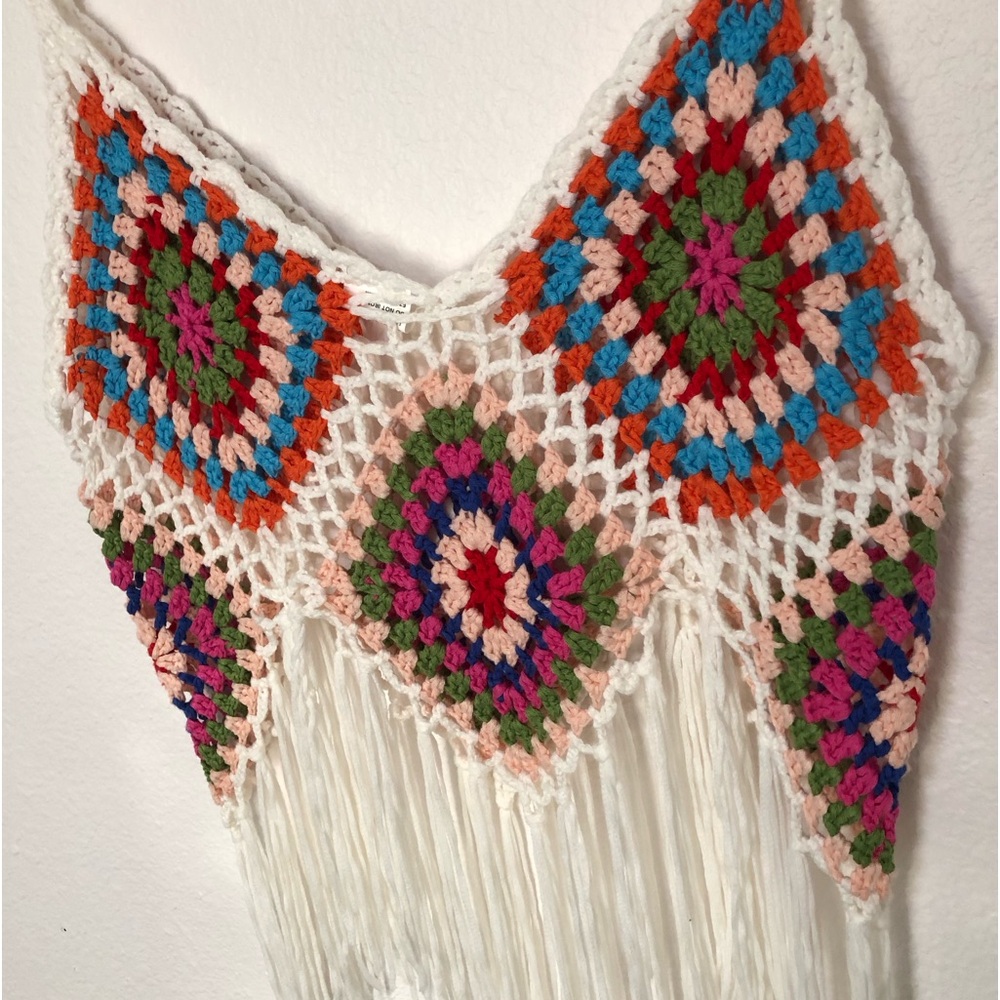 Rebellion Crochet Fringe Top - Picture 5 of 7